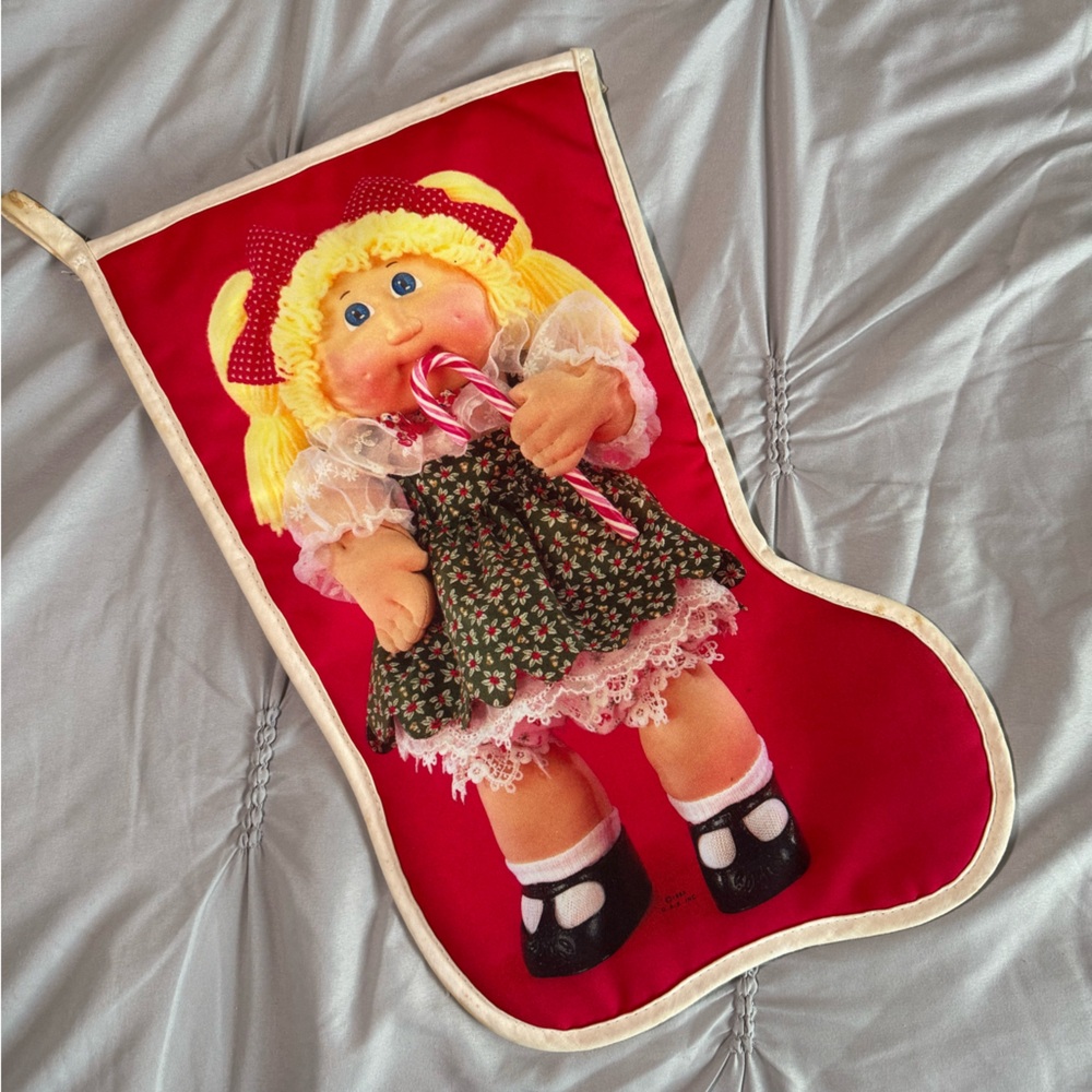 Vintage 1985 Rare Cabbage Patch Stocking